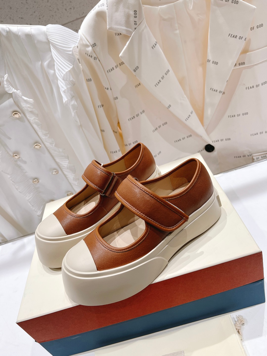 高品质升级版 Marni|玛丽珍大头娃娃鞋‼️升级大底，原版一致套楦工艺，升级最新官方原版包装‼️玛尼这