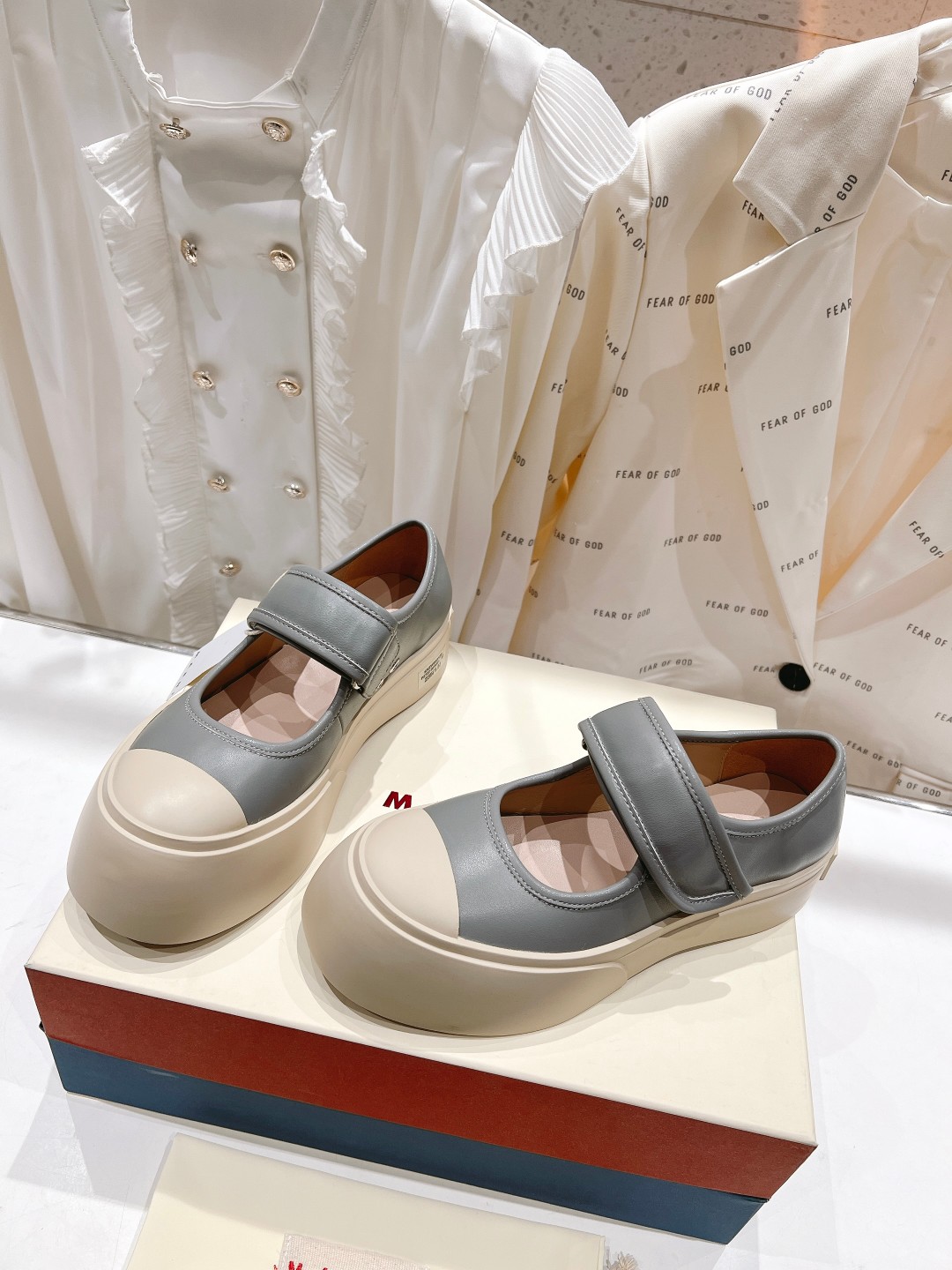 高品质升级版 Marni|玛丽珍大头娃娃鞋‼️升级大底，原版一致套楦工艺，升级最新官方原版包装‼️玛尼这