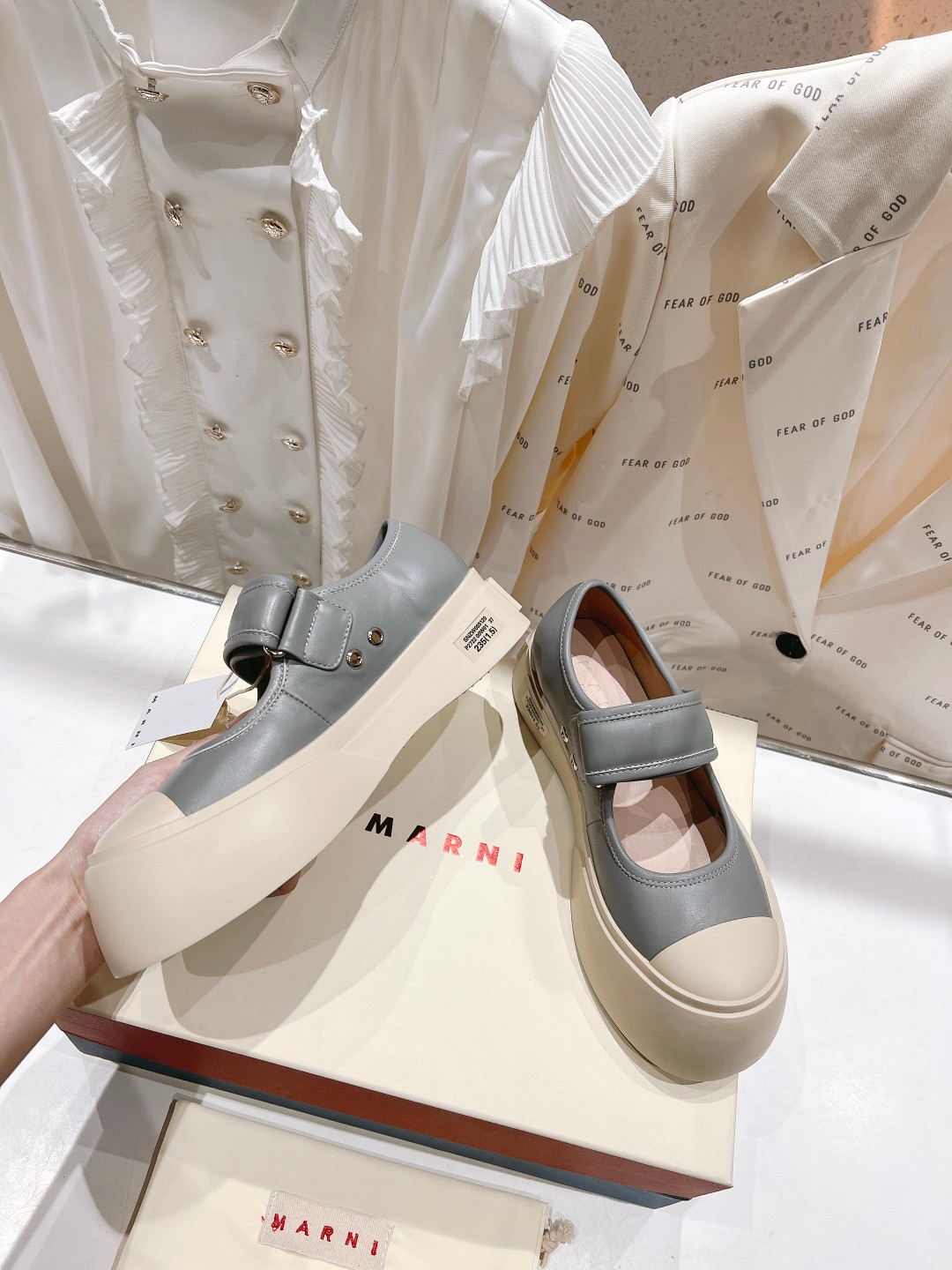 高品质升级版 Marni|玛丽珍大头娃娃鞋‼️升级大底，原版一致套楦工艺，升级最新官方原版包装‼️玛尼这