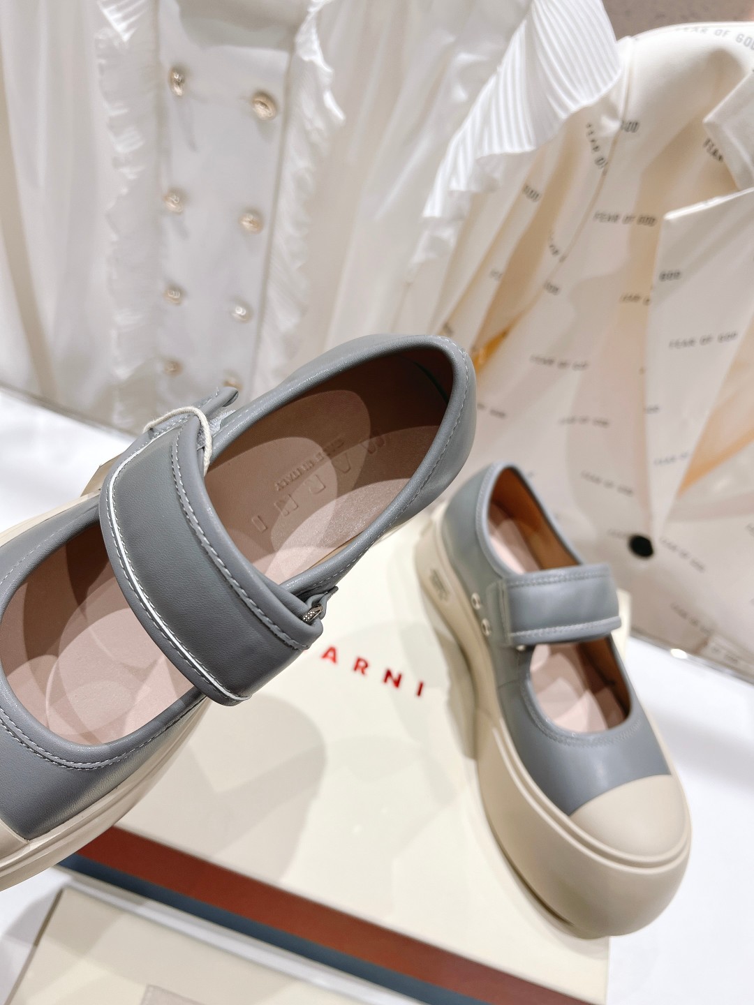 高品质升级版 Marni|玛丽珍大头娃娃鞋‼️升级大底，原版一致套楦工艺，升级最新官方原版包装‼️玛尼这