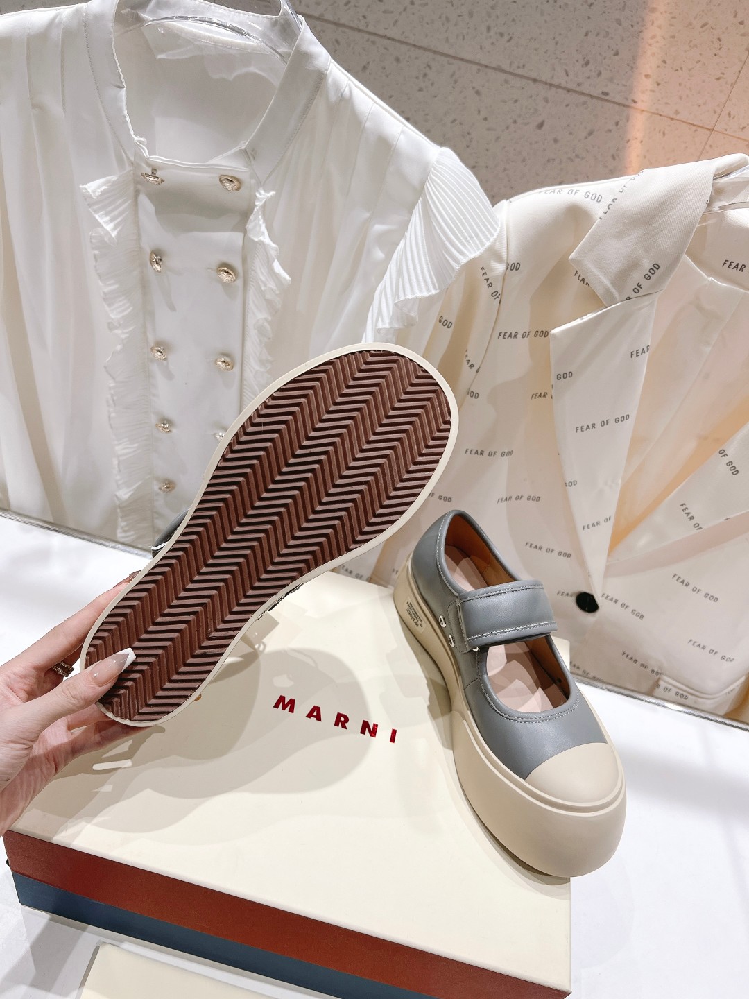 高品质升级版 Marni|玛丽珍大头娃娃鞋‼️升级大底，原版一致套楦工艺，升级最新官方原版包装‼️玛尼这