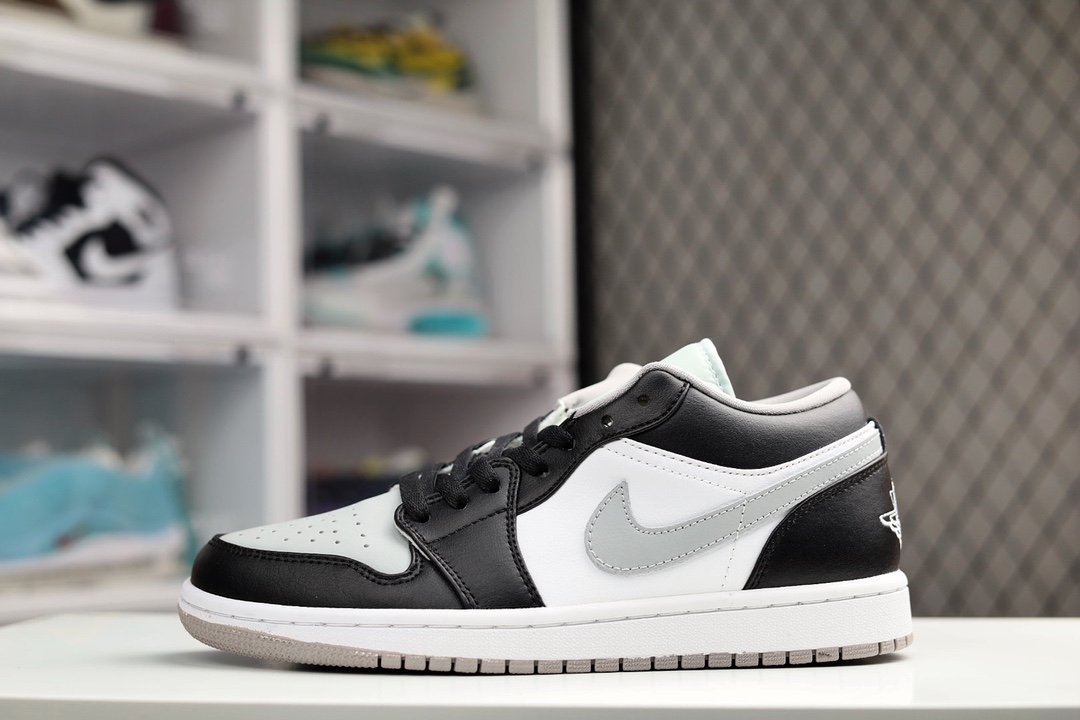 F5 公司级 Air Jordan 1 Low 无原鞋不开发 无限还原 原厂内置气垫魔块 A模大底 头层小牛皮 鞋舌AJ原厂专用牛津布+AJ专用反口珍珠布+原厂无杂质高弹内里海棉+特殊封边弹力鞋带