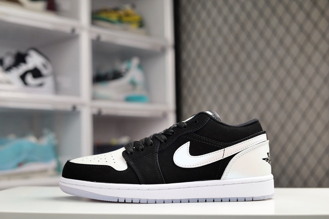 F5 公司级 Air Jordan 1 Low 无原鞋不开发 无限还原 原厂内置气垫魔块 A模大底 头层小牛皮 鞋舌AJ原厂专用牛津布+AJ专用反口珍珠布+原厂无杂质高弹内里海棉+特殊封边弹力鞋带