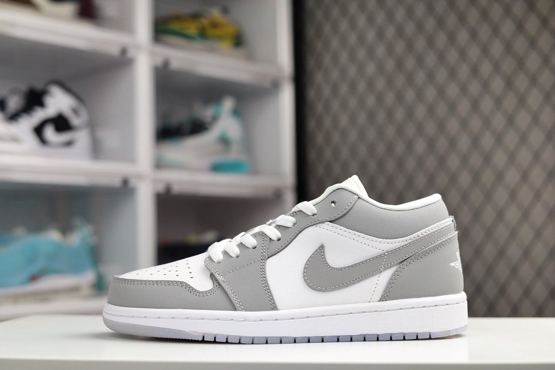 F5 公司级 Air Jordan 1 Low 无原鞋不开发 无限还原 原厂内置气垫魔块 A模大底 头层小牛皮 鞋舌AJ原厂专用牛津布+AJ专用反口珍珠布+原厂无杂质高弹内里海棉+特殊封边弹力鞋带