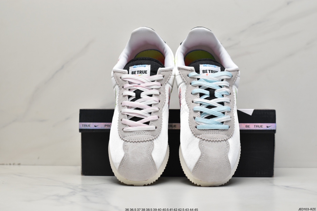 150 耐克/NK Classic Cortez Leather 阿甘复古初代皮革慢跑鞋 DR5491-100