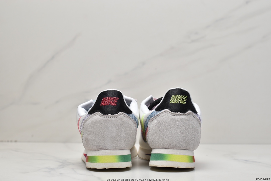 150 耐克/NK Classic Cortez Leather 阿甘复古初代皮革慢跑鞋 DR5491-100