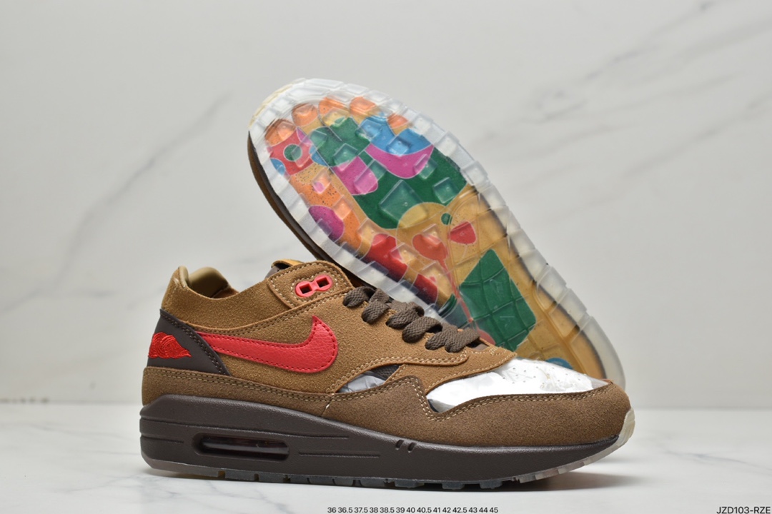 140 Patta x Air Max 1“Monarch”复古休闲跑步鞋
