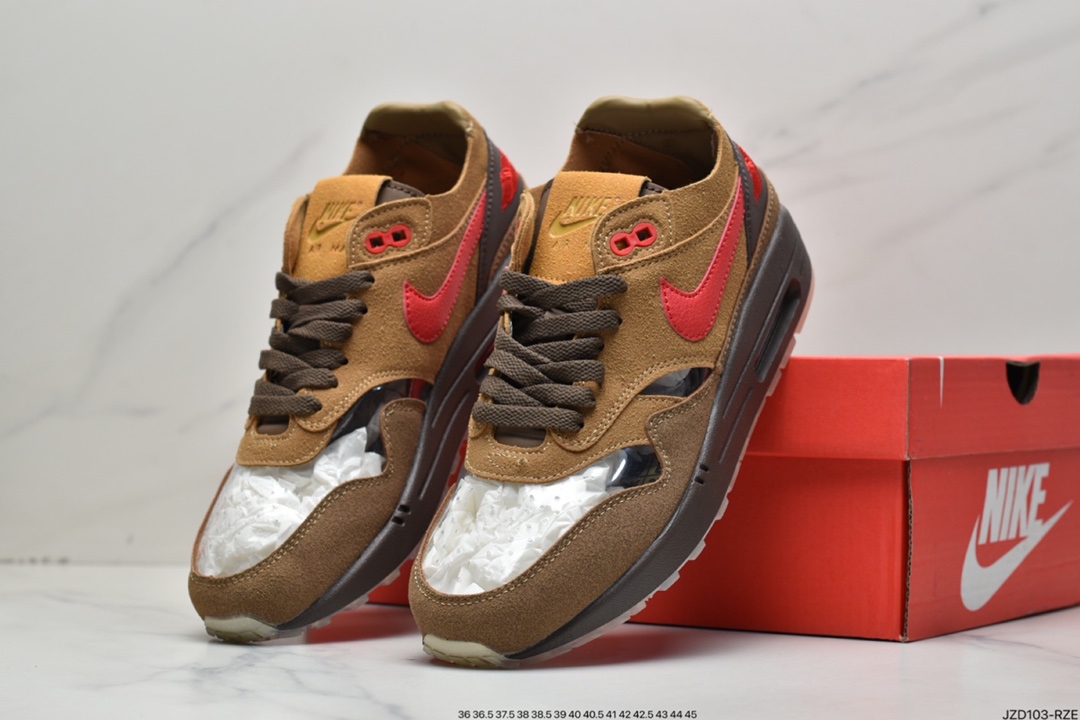 140 Patta x Air Max 1“Monarch”复古休闲跑步鞋