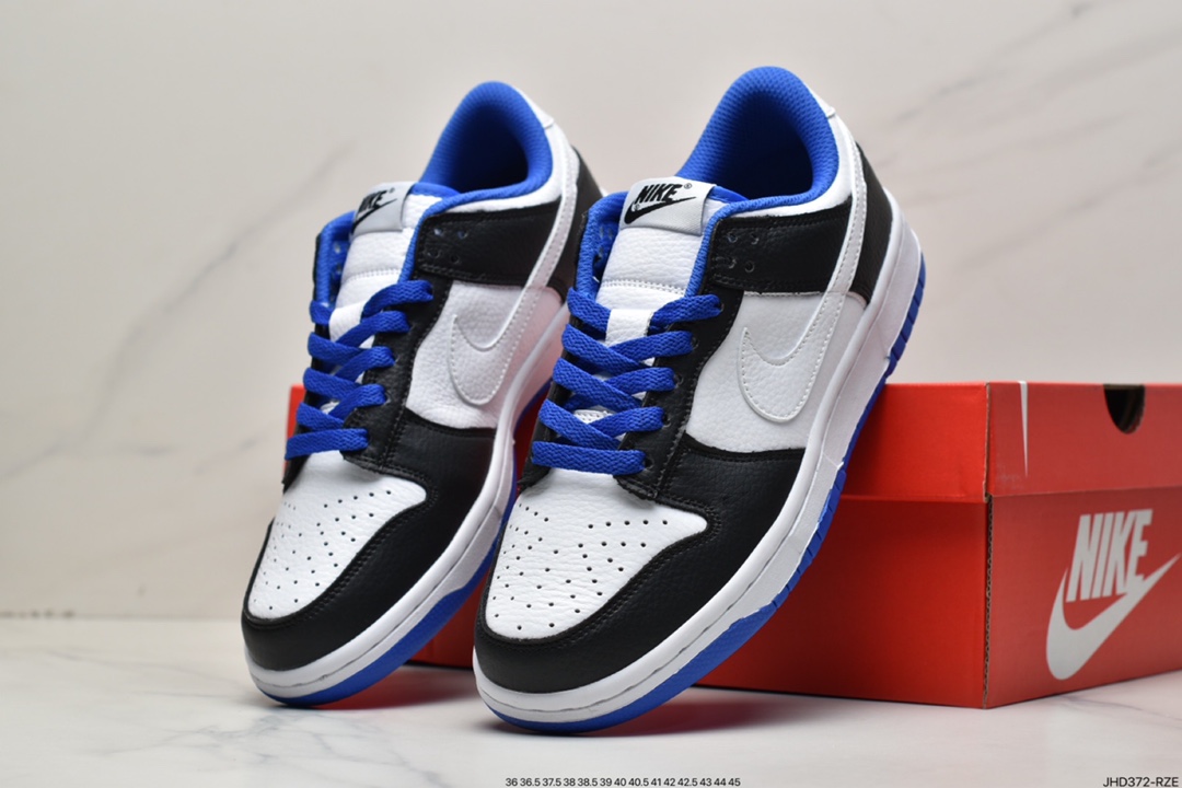 190 Nike SB Dunk Low”White/Black/Royal”扣篮系列低帮休闲运动滑板板鞋FD9064-110