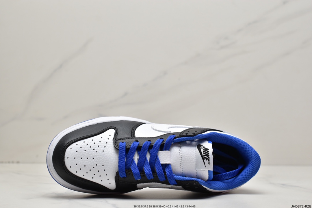 190 Nike SB Dunk Low”White/Black/Royal”扣篮系列低帮休闲运动滑板板鞋FD9064-110