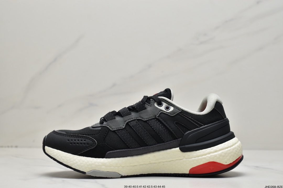 Adidas Equipment+ retro stitching leather casual running shoes HR2037