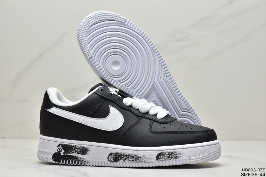 130 G-Dragon权志龙个人品牌PEACEMINUSONE x Nike Air Force 1”Para-noise”空军低帮AQ3692-001