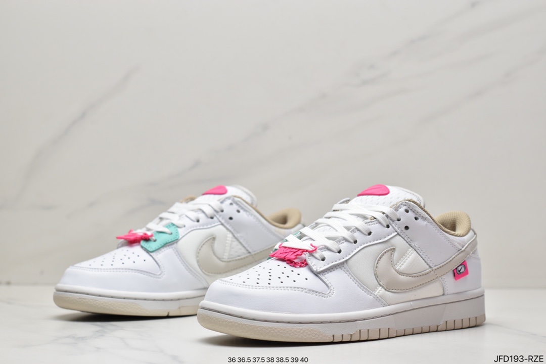 170 Nike Dunk Low 白粉 粉色鞋扣 DX6060-121