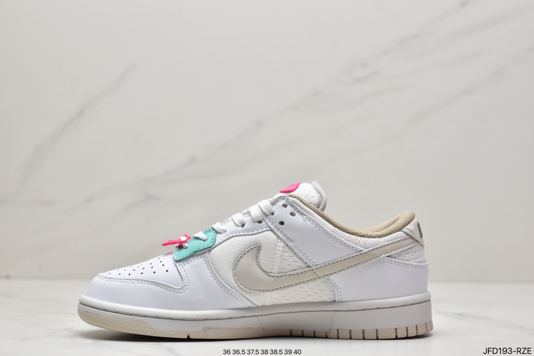 170 Nike Dunk Low 白粉 粉色鞋扣 DX6060-121