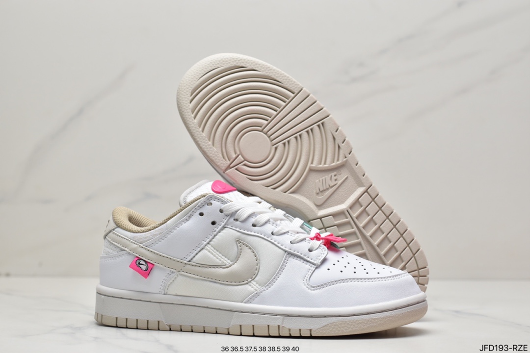 170 Nike Dunk Low 白粉 粉色鞋扣 DX6060-121