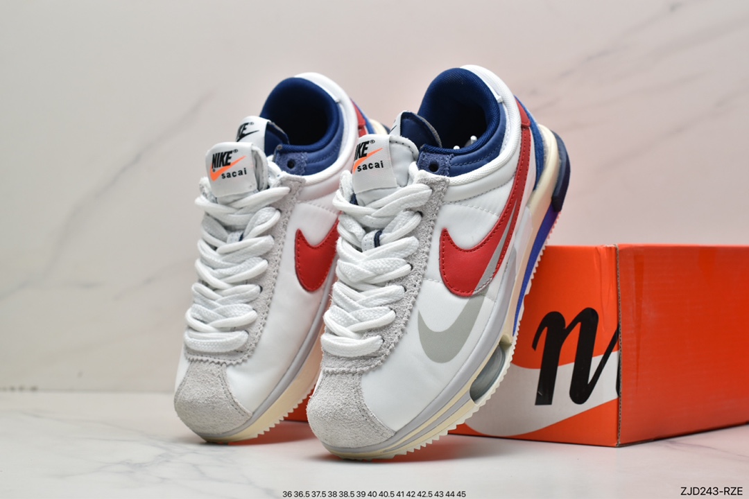 240 Sacai x Air Zoom Cortez SP 4.0”Grey White”B.4.0系列改良DQ0581-001