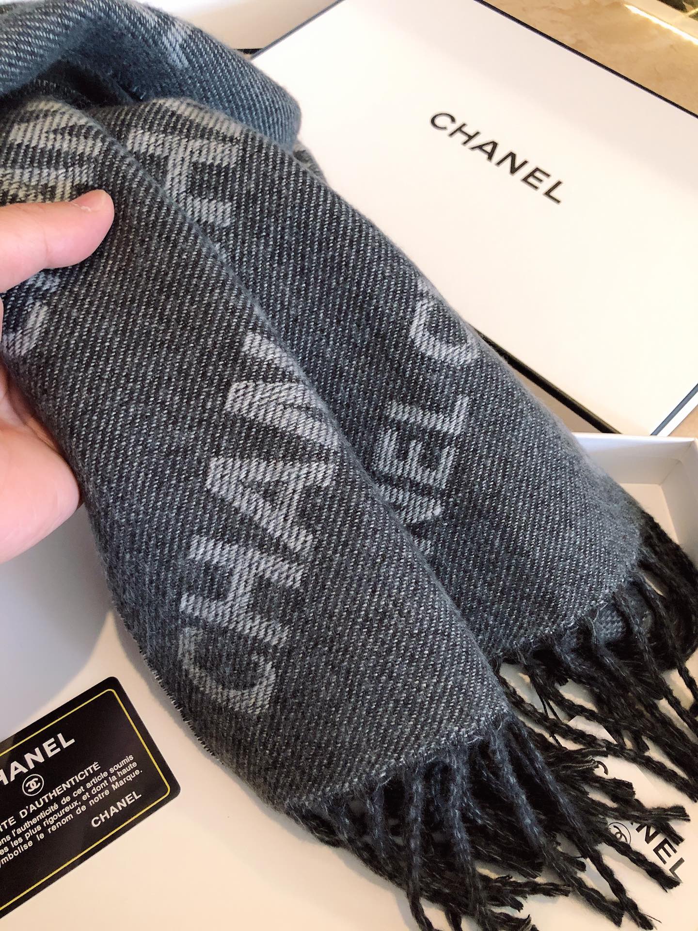 Chanel Haute Couture Silk Twill Scarf Shawl Ref 7