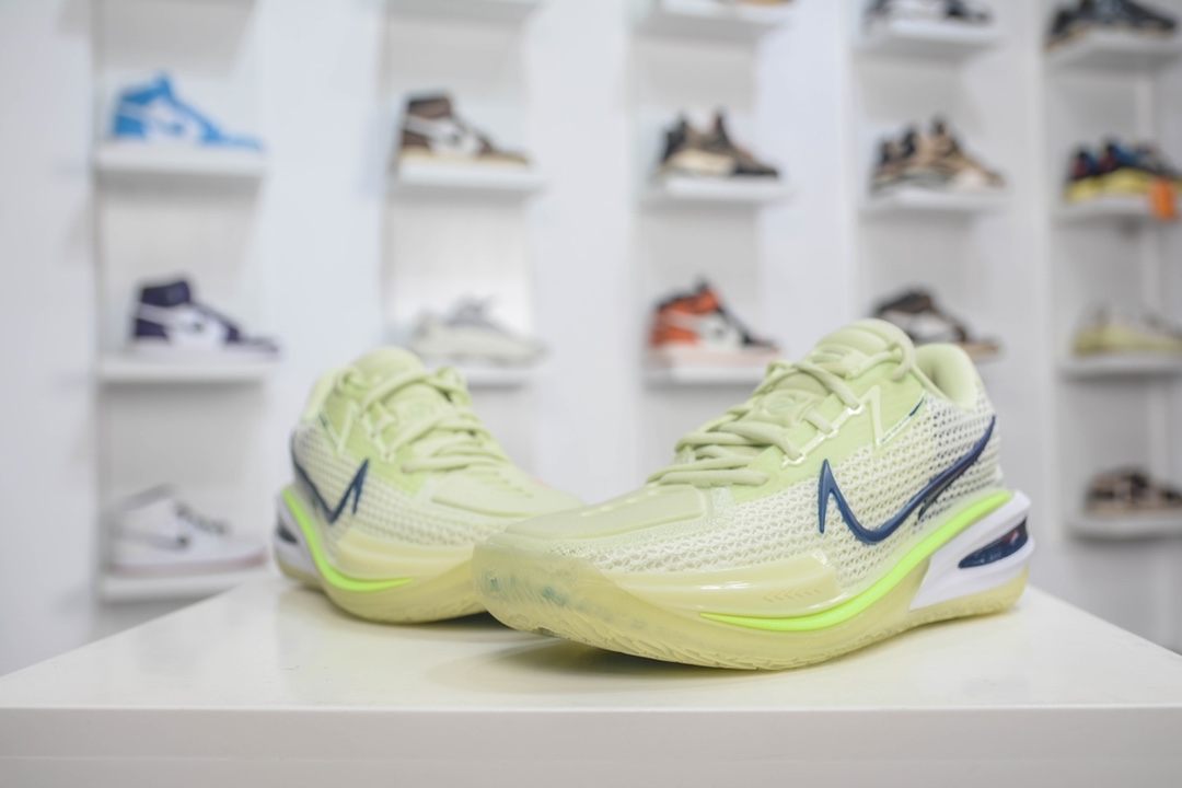 350 全码补齐 灭世版纯原 实战天花板 Nike Air Zoom G.T. Cut EP 冰绿黄  CZ0176-300