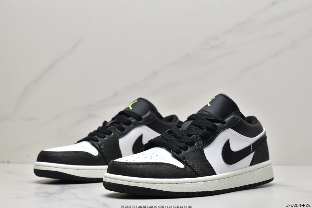 170 Air Jordan 1 Low SE ”Wear- Away” 低帮 白绿爆裂纹 DN3705-003