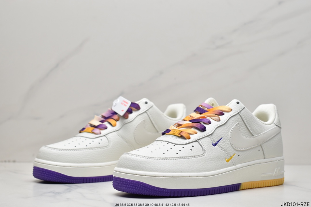 160 Nike Air Force 1 Low 07 “紫金湖人”洛杉矶城市限定低帮空军一号休闲板鞋CT1989-106