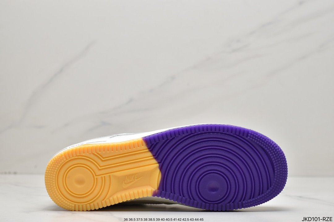 160 Nike Air Force 1 Low 07 “紫金湖人”洛杉矶城市限定低帮空军一号休闲板鞋CT1989-106