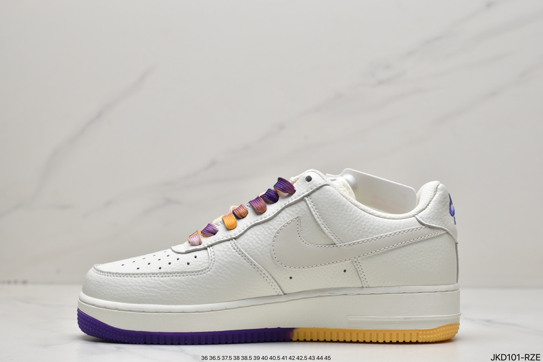 160 Nike Air Force 1 Low 07 “紫金湖人”洛杉矶城市限定低帮空军一号休闲板鞋CT1989-106