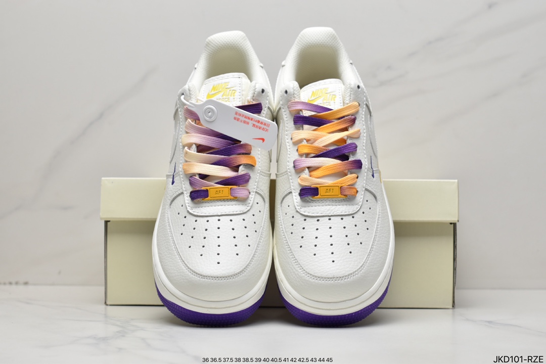 160 Nike Air Force 1 Low 07 “紫金湖人”洛杉矶城市限定低帮空军一号休闲板鞋CT1989-106