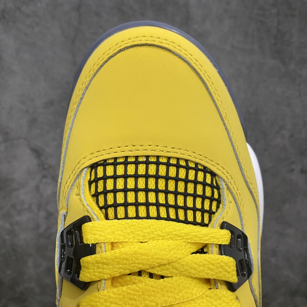 图片[5]-莞产纯原版AJ4电母女鞋 Air Jordan 4“Tour Yellow”黑黄电母 货号：408452-700 市售最强版女鞋 毋庸置疑 原盒原配 独配家原鞋拆开解发 原楦原纸板开发全 市场最纯四正代版型 原真底实气垫 回弹馈反充足 完美楦鞋打造 市面最高工艺 一切细节如实图拍 所见即所得 尺码：36 36.5 37.5 38 38.5 39 40-选品中心
