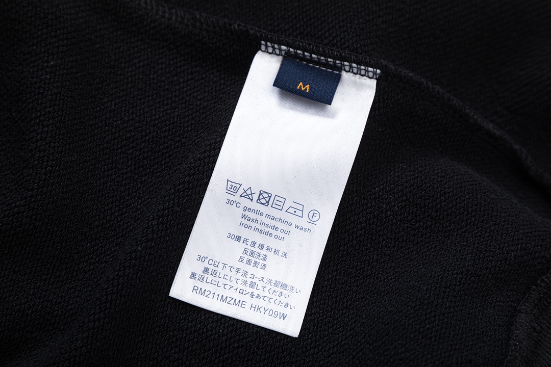 High-Quality Men’s Donkey Collar Jacket with Geometric Needle Embroidery – Black/White XS-L - 图片 7