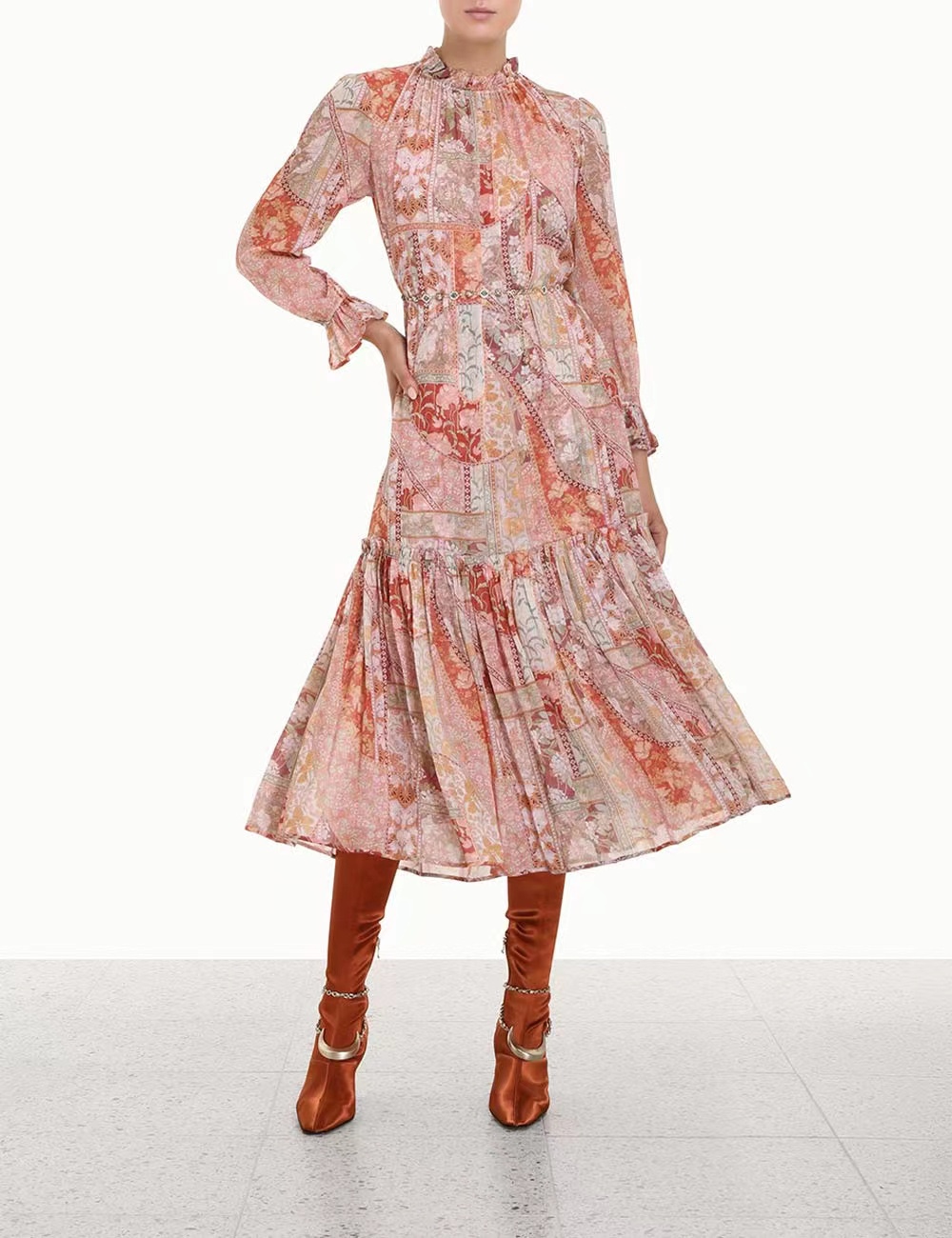 Fake
 Zimmermann Clothing Dresses Printing Spring/Summer Collection