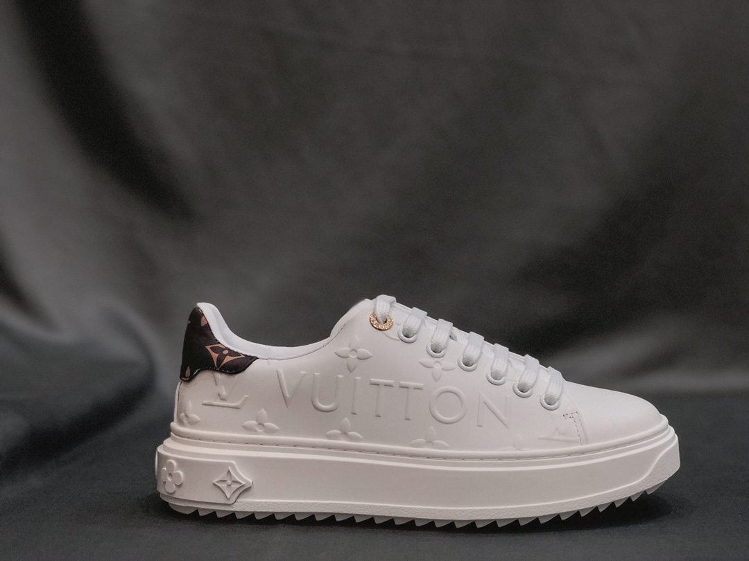 Louis Vuitton Scarpe Sneaker Unisex Pelle bovina Gomma Pantaloni da tuta