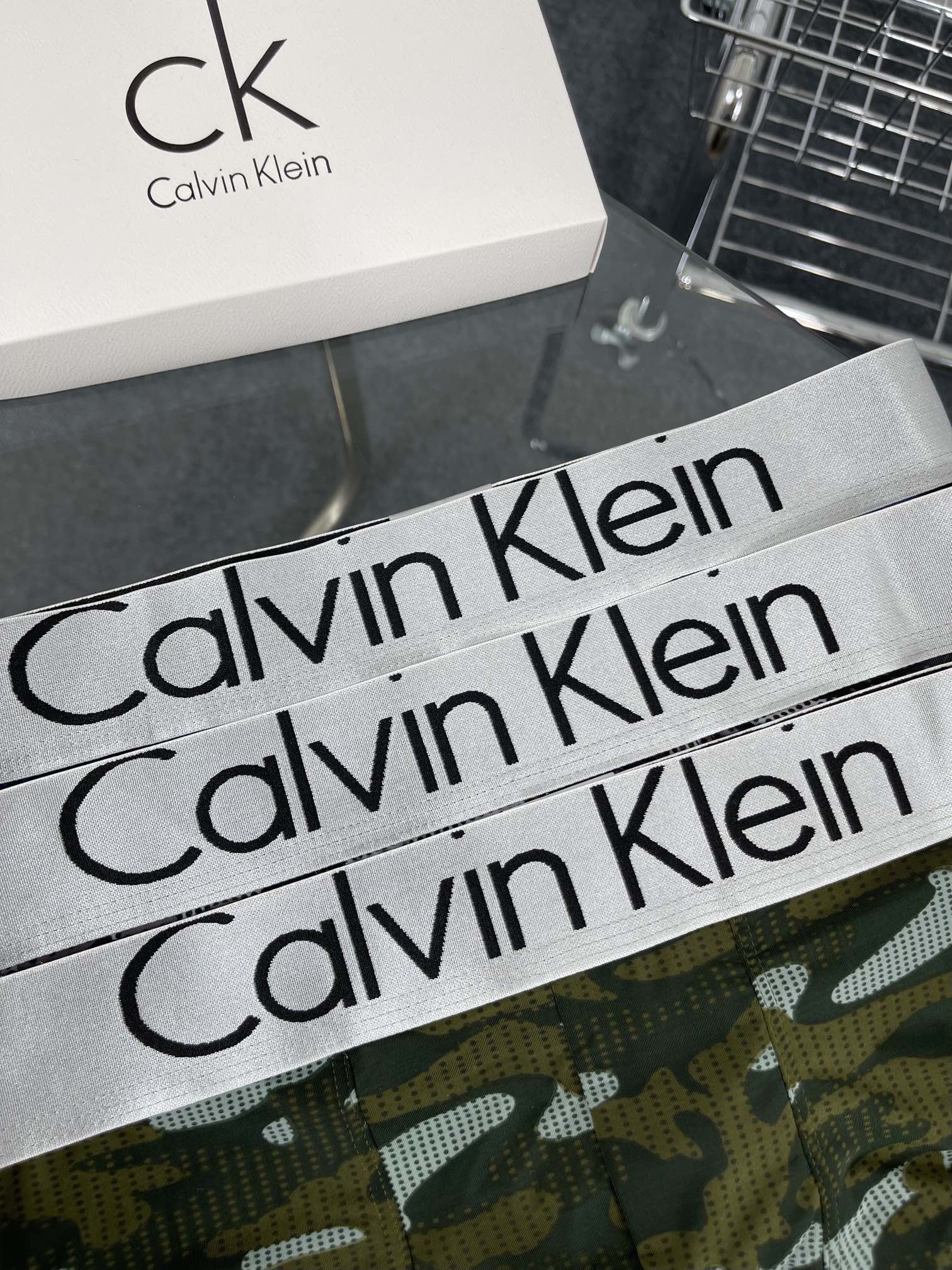 CalvinKlein冰丝迷彩三条装