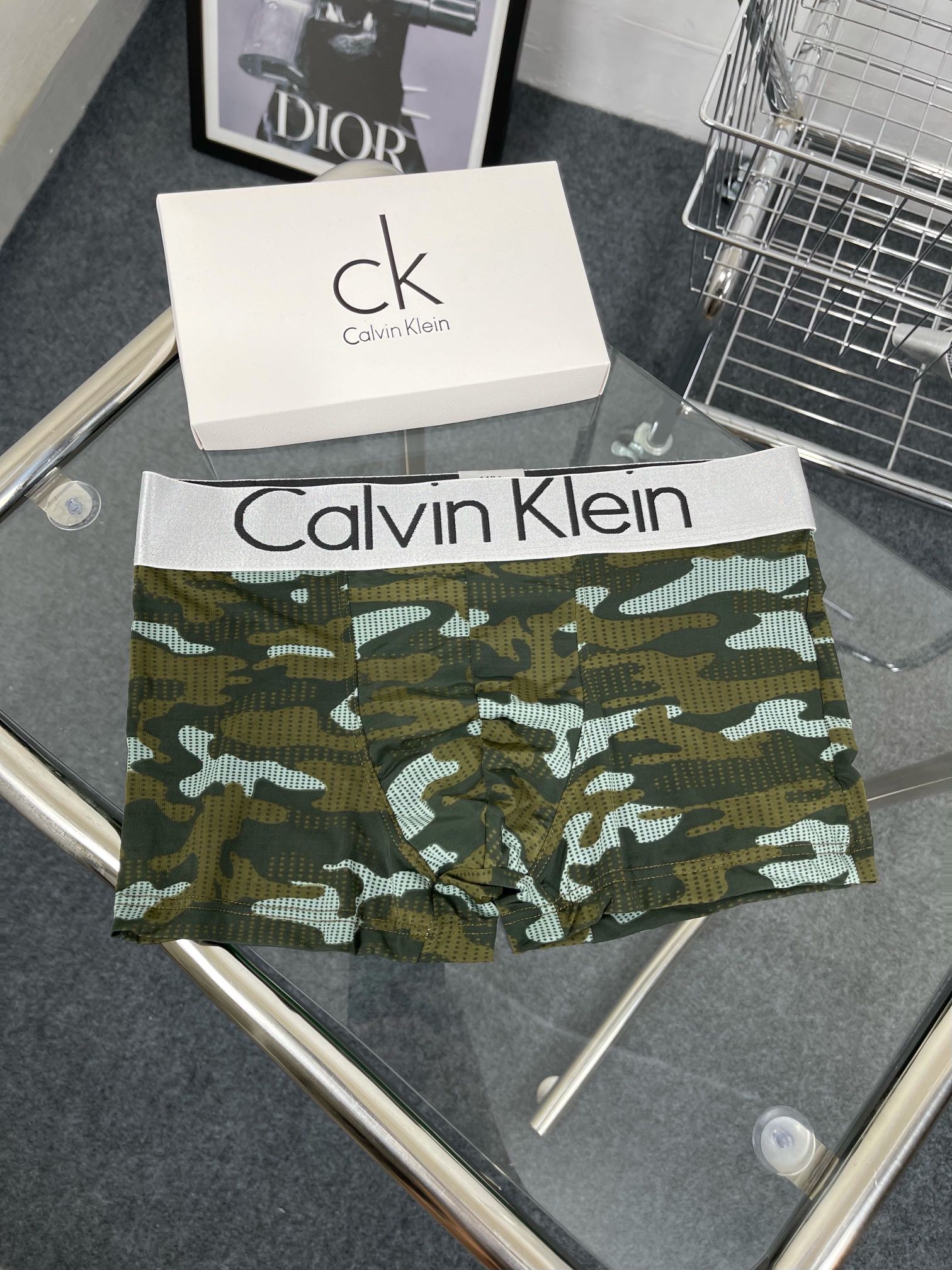 CalvinKlein冰丝迷彩三条装