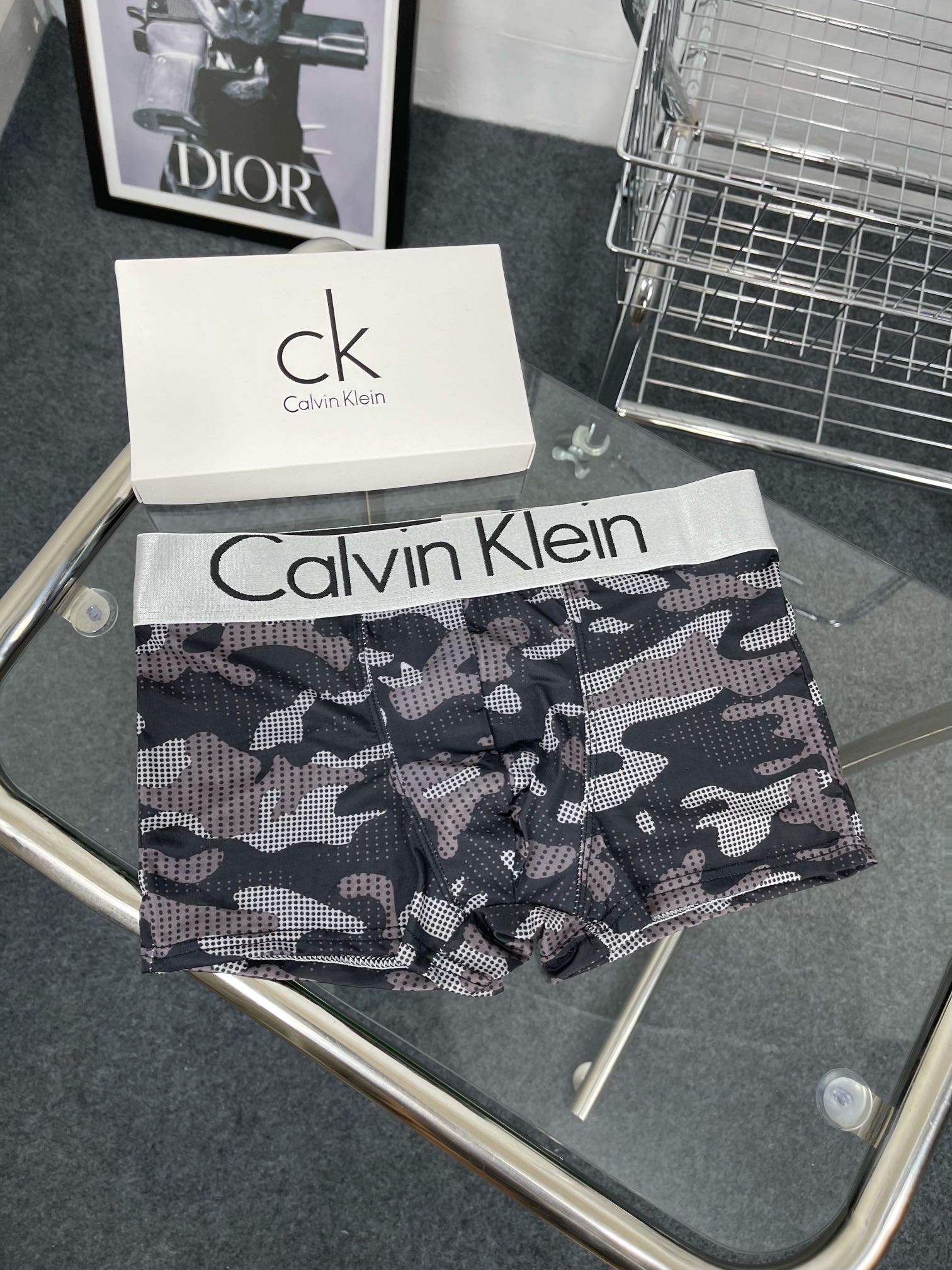 CalvinKlein冰丝迷彩三条装