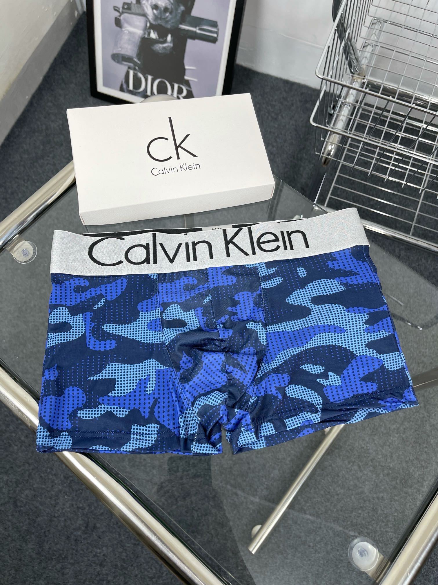 CalvinKlein冰丝迷彩三条装