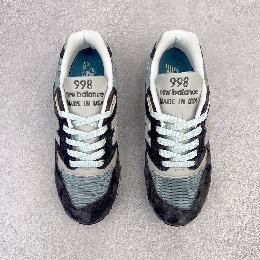 图片[2]-＃K版纯原 New Balance M998 Made in USA NB新百伦高端美产血统系列经典复古休闲运动慢跑鞋 NB998 诞生于 1993 年，作为第一双使用 ABZORB 缓冲材料的鞋款，一经发售就受到大量消费者的热烈追捧，如今已经成为了历久不衰的经典代表鞋款之一。原楦原数据开发版型 以优质面料制成鞋面结构。鞋面采用经典网眼布材质，辅以绒面革覆盖，带来更加清爽舒适的穿着体验。鞋舌上标记的 \\\”998\\\” 字样增强鞋款辨识度的同时，为鞋款注入更多动人细节。鞋款采用 ABZORB 缓冲材料的中底，通过缓冲和压缩阻力相结合来吸收冲击，稳定性高，不易打滑，助你畅享舒适有型的运动体验。采用猪巴革组合网织鞋面材质 后跟嵌入TPU装饰条稳固 升级原装5层独立私模 尺码：36 36.5 37 38 39.5 40 40.5 41.5 42 42.5 43 44 44.5 45-选品中心