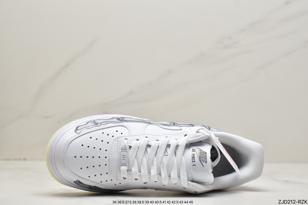 240 Nike Air Force 1 ”Skeleton” 骨骼万圣节骨头 BQ7541-100