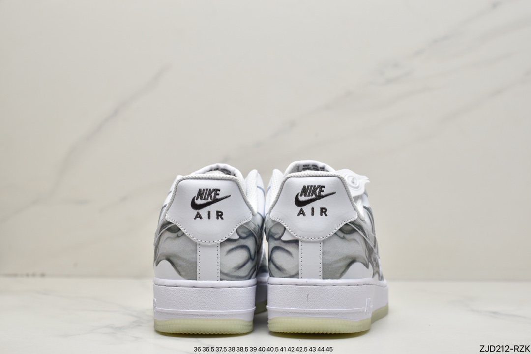 240 Nike Air Force 1 ”Skeleton” 骨骼万圣节骨头 BQ7541-100