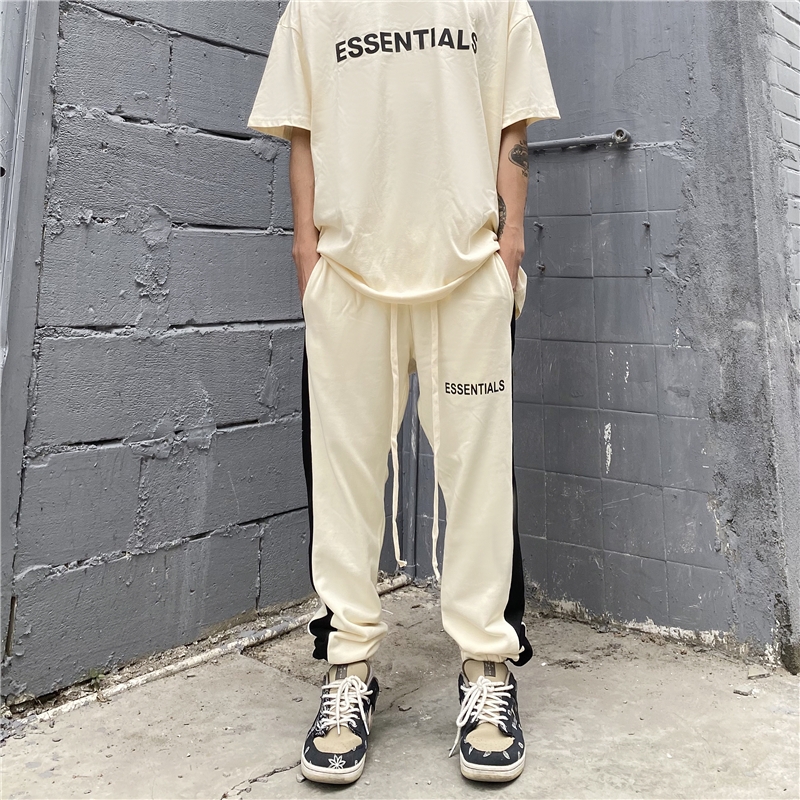 FEAR OF GOD GOD 2022早春新款 fog 复线ESSENTIALS印花高街1拼接经典