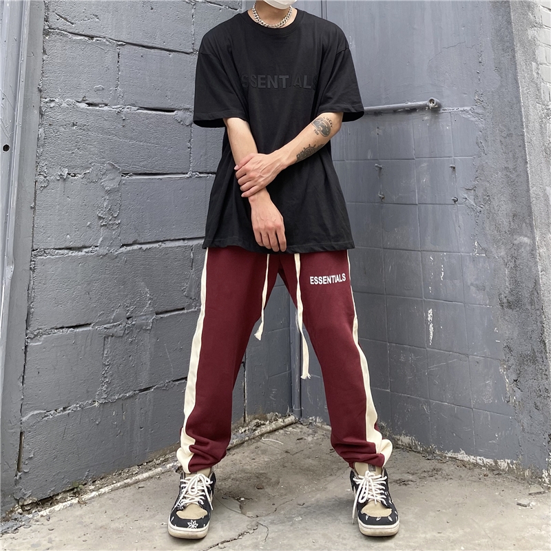 FEAR OF GOD GOD 2022早春新款 fog 复线ESSENTIALS印花高街1拼接经典