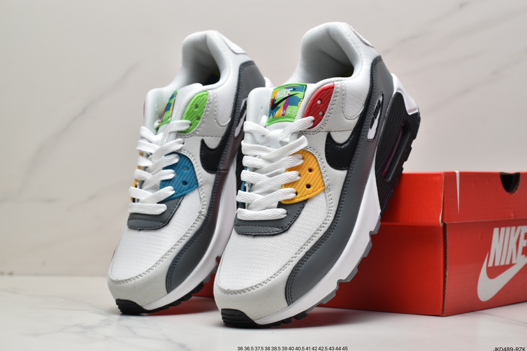 160 耐克Nike Air Max 90 ”Vast Grey Pink”复古气垫百搭休闲运动慢跑鞋 CZ2975