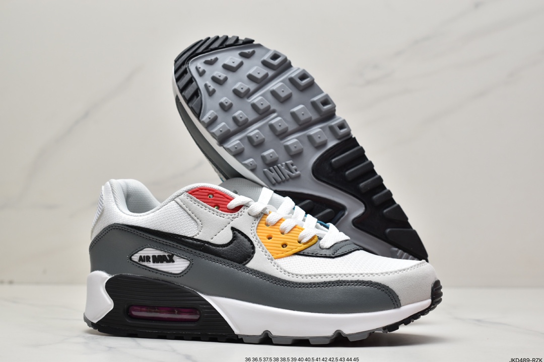 160 耐克Nike Air Max 90 ”Vast Grey Pink”复古气垫百搭休闲运动慢跑鞋 CZ2975