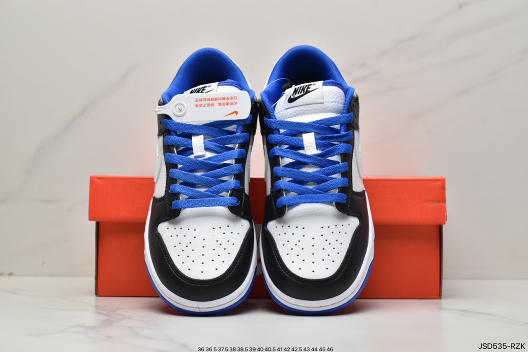 200 Nike SB Dunk Low”White/Black/Royal”扣篮系列低帮休闲运动滑板板鞋FD9064-110
