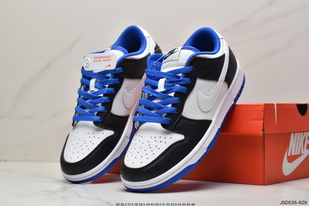 200 Nike SB Dunk Low”White/Black/Royal”扣篮系列低帮休闲运动滑板板鞋FD9064-110