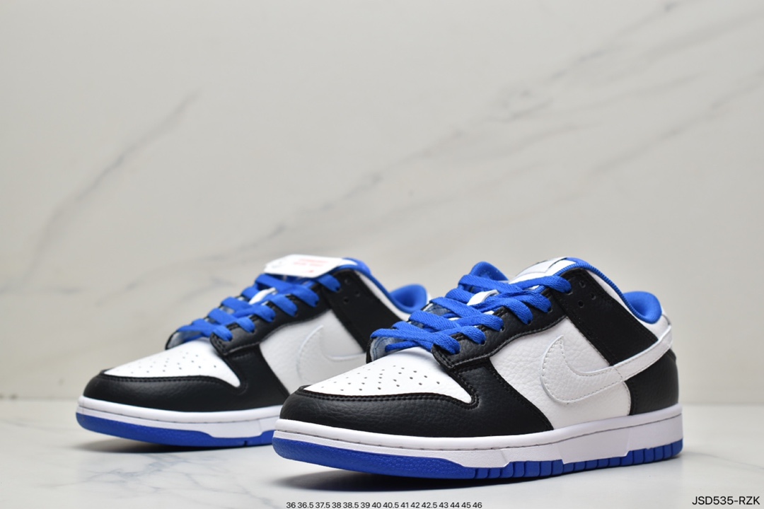 200 Nike SB Dunk Low”White/Black/Royal”扣篮系列低帮休闲运动滑板板鞋FD9064-110