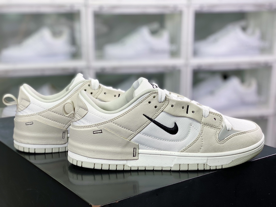 300 Wmns Dunk Low Disrupt 2"Pale Ivory"轻量扣篮DH4402-101