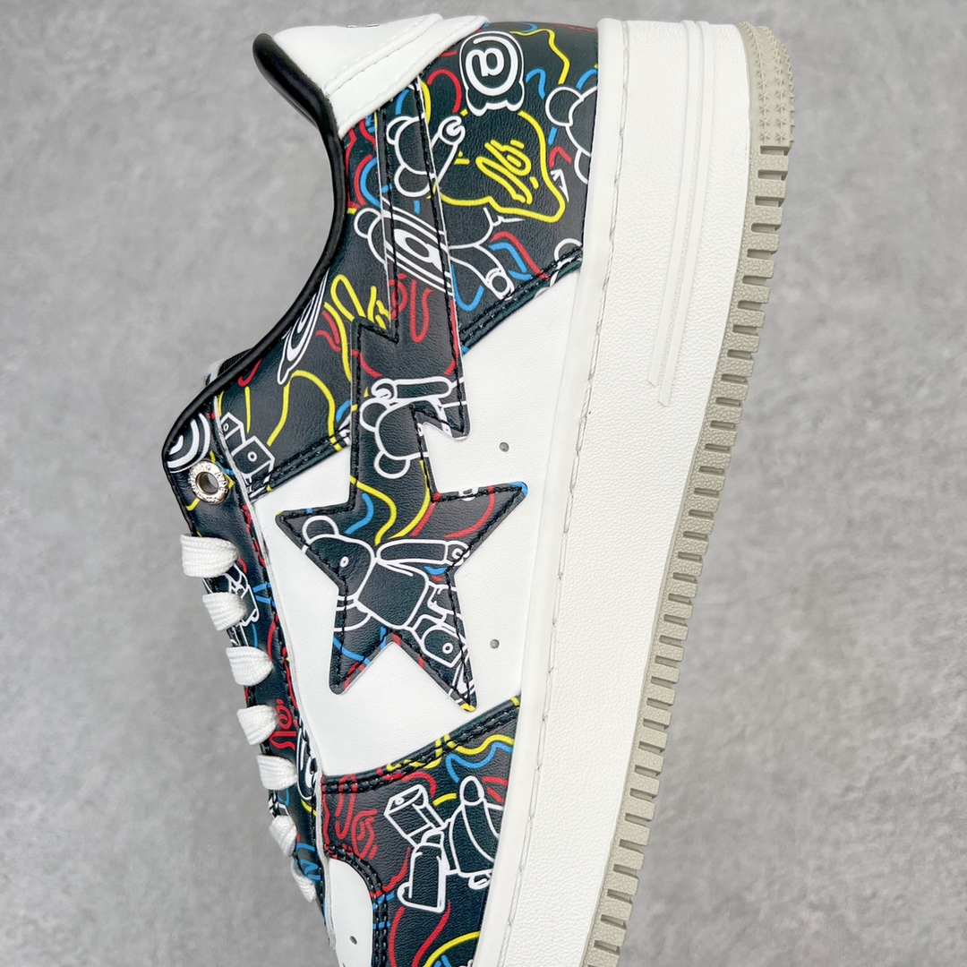 图片[7]-＃C版纯原 Bape Sta To Low 明星同款 猿人头经典漆皮低帮运动休闲板鞋 全套原纸板楦头开发 确保原汁原味 市场最完美低趴版型 一比一鞋头弧度高度鞋身弧度 外贸平台指定订单 匠心打造 开发时长超过半年 独家私模磨具冲刀加持 原厂特供皮料光泽色卡零偏差 内里均采用市场最好的超软原厂填充棉 原数据进口机台高频印压LOGO 最高QC检验标准 控制溢胶瑕疵 深浅定位均保持zp一致 中底嵌入Ortholite缓震材质 全套原包装 包含猿人logo 定制防尘袋 尺码：36 36.5 37 38 38.5 40 40.5 41 42 42.5 43 44 44.5 45 46-选品中心