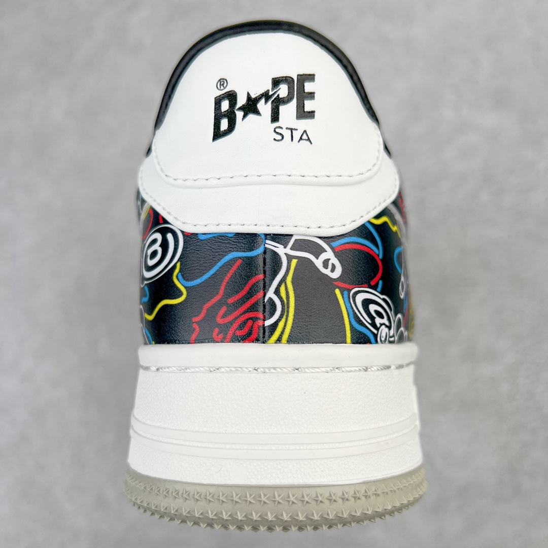 图片[8]-＃C版纯原 Bape Sta To Low 明星同款 猿人头经典漆皮低帮运动休闲板鞋 全套原纸板楦头开发 确保原汁原味 市场最完美低趴版型 一比一鞋头弧度高度鞋身弧度 外贸平台指定订单 匠心打造 开发时长超过半年 独家私模磨具冲刀加持 原厂特供皮料光泽色卡零偏差 内里均采用市场最好的超软原厂填充棉 原数据进口机台高频印压LOGO 最高QC检验标准 控制溢胶瑕疵 深浅定位均保持zp一致 中底嵌入Ortholite缓震材质 全套原包装 包含猿人logo 定制防尘袋 尺码：36 36.5 37 38 38.5 40 40.5 41 42 42.5 43 44 44.5 45 46-选品中心