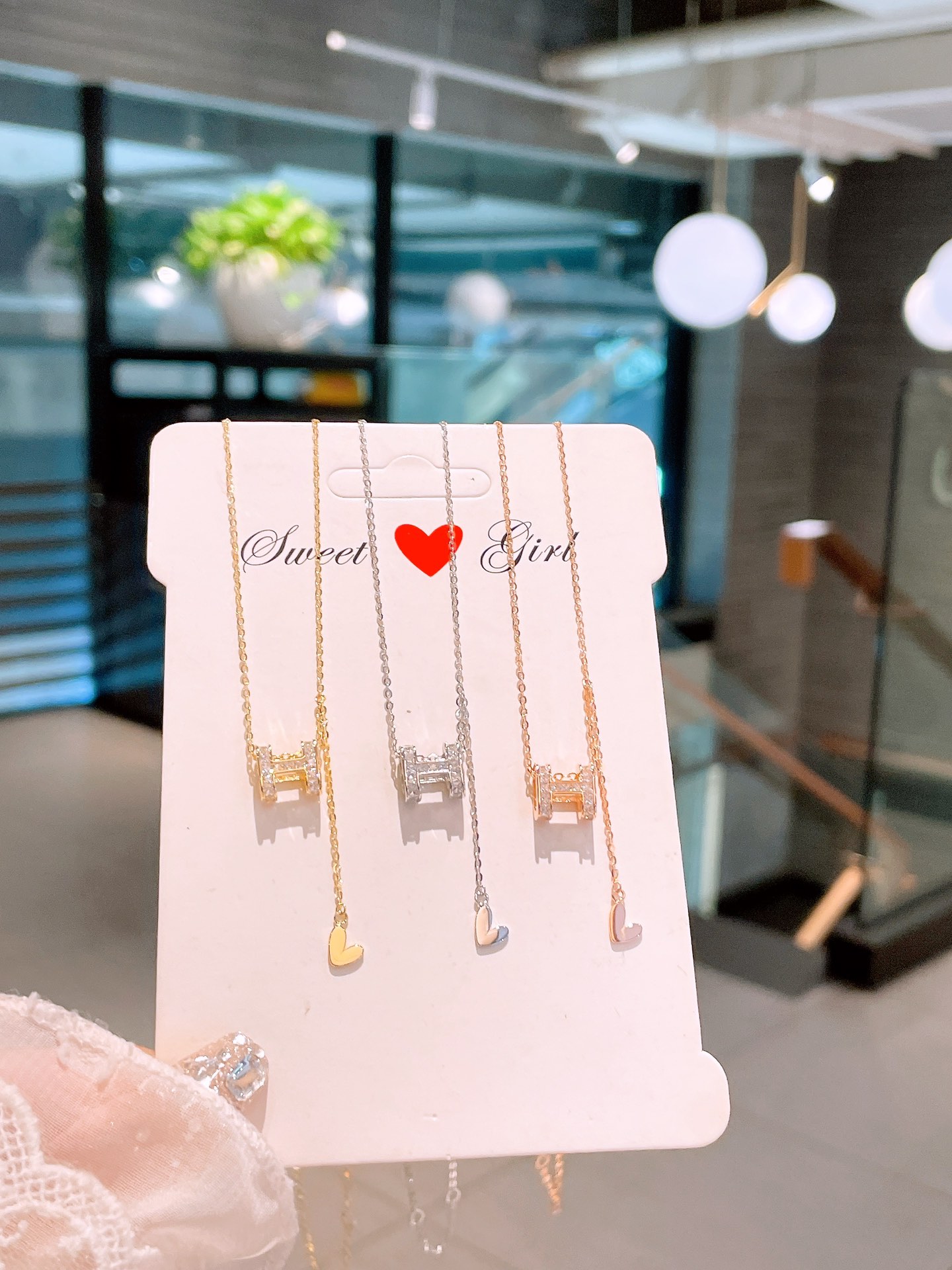 Hypoallergenes Silber Kette Elegant Muttertag Gold