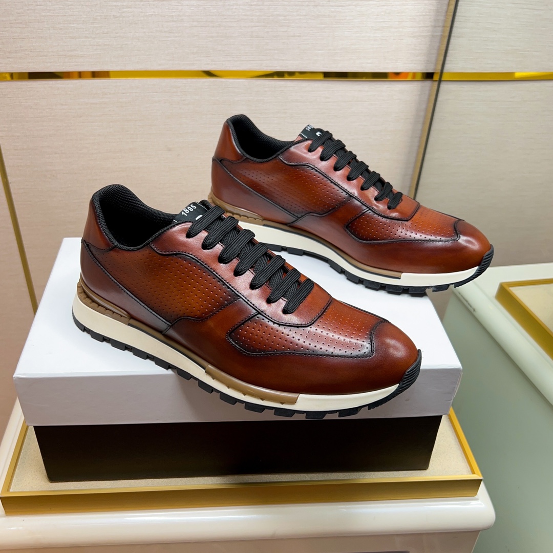 480BerlutiBerluti Men's SneakersEste zapato excepcionalmente moderno rompe moldes con un empeine de 